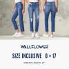 imageWallFlower Womens Mom Curvy Ankle Denim HighRise Insta Stretch Juniors JeansMirabelle