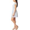 imageWallFlower Womens Nikki Rayon Challis Prairie Mini DressBlue Floral