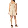 imageWallFlower Womens Nikki Rayon Challis Prairie Mini DressYellow Ditsy Floral