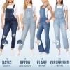 imageWallFlower Womens Overalls JuniorsBlack Rinse Flare