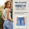 imageWallFlower Womens Pull on Denim Crop and Ankle HighRise Insta Soft Juniors Jeans Available in Plus SizeLake Ankle