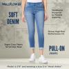 imageWallFlower Womens Pull on Denim Crop and Ankle HighRise Insta Soft Juniors Jeans Available in Plus SizeNoir Ankle