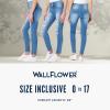 imageWallFlower Womens Sassy Ankle Skinny HighRise Insta Soft Juniors JeansMelissa