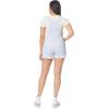 imageWallFlower Womens Shortalls Juniors Standard and PlusRailroad Stripe