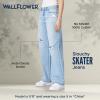 imageWallFlower Womens Skater Denim HighRise Insta Classic Juniors Jeans Standard and PlusBrielle