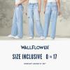 imageWallFlower Womens Skater Denim HighRise Insta Classic Juniors Jeans Standard and PlusBrielle