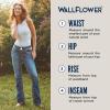 imageWallFlower Womens Skater Denim HighRise Insta Classic Juniors Jeans Standard and PlusBrielle