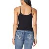 imageWallFlower Womens Skye Yummy Rib Cami Tank TopBlack Night