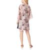 imageWallFlower Womens Sleeveless Swing Dress ampamp Printed Kimono SetPink Classic Floral With Black Dress