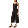 imageWallFlower womens Becca Yummy Rib Retro Crop JumpsuitBlack