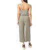 imageWallFlower womens Becca Yummy Rib Retro Crop JumpsuitVetiver