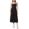 imageWallFlower Womens Adele Rayon Tiered Maxi DressBlack Night
