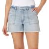 imageWallFlower Womens Fearless Curvy Carpenter Shorts 4quot High Rise Insta Vintage JuniorsWellie