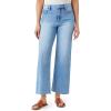imageWallFlower Womens Fearless Curvy Wide Leg HighRise Juniors 27quot Ankle Denim and Twill PantsElle
