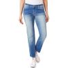 imageWallFlower Womens Feisty Curvy 30quot Low Rise Straight Insta Stretch Juniors JeansMirabelle