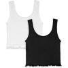 White/Black High-neck