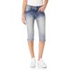 imageWallFlower Womens Luscious Curvy 17quot Capri MidRise Insta Stretch Juniors Standard and PlusCamille