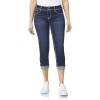 imageWallFlower Womens Luscious Curvy 235quot Crop MidRise Bling Insta Stretch Juniors Standard and PlusClarke