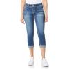 imageWallFlower Womens Luscious Curvy 235quot Crop MidRise Bling Insta Stretch Juniors Standard and PlusTrixie