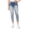 imageWallFlower Womens Luscious Curvy 27quot Ankle MidRise Insta Stretch Juniors Jeans Sizes 0 to 24Camille