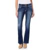 imageWallFlower Womens Luscious Curvy Bootcut MidRise Bling Insta Stretch Juniors Jeans Standard and PlusClarke