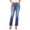 imageWallFlower Womens Luscious Curvy Bootcut MidRise Bling Insta Stretch Juniors Jeans Standard and PlusDenver