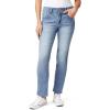 imageWallFlower Womens Luscious Curvy Straight 29quot MidRise Insta Stretch Juniors JeansElle