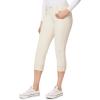 imageWallFlower Womens Luscious Curvy Twill 235 Crop MidRise Juniors Available in PlusStone