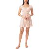 imageWallFlower Womens Nikki Rayon Challis Prairie Mini DressWhite Ditsy