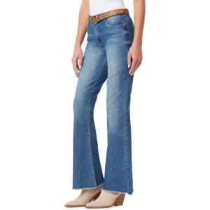 imageWallFlower Fearless Curvy HighRise Flared Jeans for Women Belted Insta Vintage Stretch Juniors DenimRelle