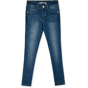 imageWallFlower Girls Jeans for Kids  5 Pocket Denim Pants for GirlsRhinestone Flare
