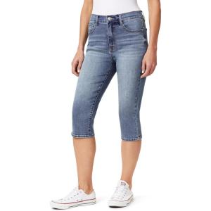 imageWallFlower Womens Fearless Curvy 175quot Capri Super HighRise Insta Vintage Juniors JeansAnissa