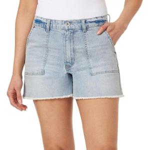 imageWallFlower Womens Fearless Curvy Carpenter Shorts 4quot High Rise Insta Vintage JuniorsWellie