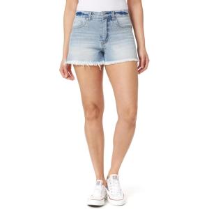 imageWallFlower Womens Fearless Curvy Denim Fashion Shorts HighRise Insta Vintage JuniorsBling Alpine