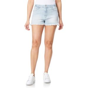 imageWallFlower Womens Fearless Curvy Denim Fashion Shorts HighRise Insta Vintage JuniorsConnie