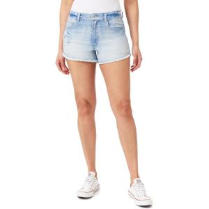 imageWallFlower Womens Fearless Curvy Denim Fashion Shorts HighRise Insta Vintage JuniorsEdna With Star Appliqu