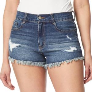 imageWallFlower Womens Fearless Curvy Denim Shorts HighRise Insta Vintage Juniors Standard and PlusAnnabelle