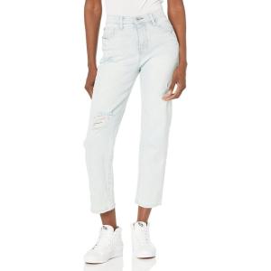imageWallFlower Womens Fearless Curvy Straight Denim Super HighRise Insta Vintage Juniors JeansConnie