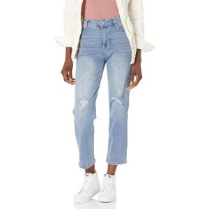 imageWallFlower Womens Fearless Curvy Straight Denim Super HighRise Insta Vintage Juniors JeansLucia