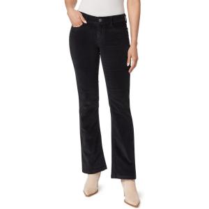 imageWallFlower Womens Feisty Curvy Low Rise Slim Flare Corduroy Juniors PantsBlack Night