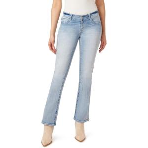 imageWallFlower Womens Feisty Curvy Low Rise Slim Flare Insta Stretch Juniors JeansDavey