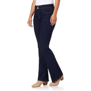imageWallFlower Womens Flirty Curvy Flare High Rise Insta Stretch Juniors JeansRinse