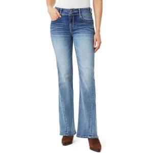 imageWallFlower Womens Flirty Curvy Flare High Rise Insta Stretch Juniors JeansVenus