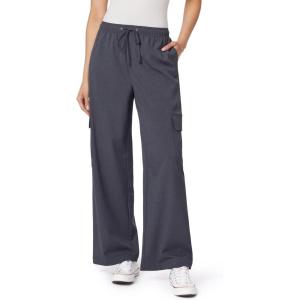 imageWallFlower Womens Flirty Curvy Pull on Relaxed High Rise Cargo Insta Pro Juniors TrousersBlack
