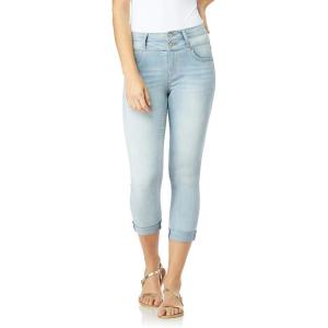 imageWallFlower Womens Juniors InstaSoft HighRise Sassy Fit Skinny Stretch Crop JeansBeverly