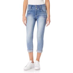imageWallFlower Womens Juniors InstaSoft HighRise Sassy Fit Skinny Stretch Crop JeansMel