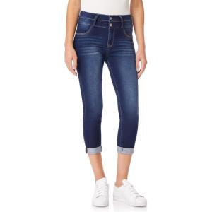 imageWallFlower Womens Juniors InstaSoft HighRise Sassy Fit Skinny Stretch Crop JeansRiverton