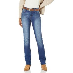imageWallFlower Womens Legendary Slim Bootcut MidRise Belted Insta Stretch Juniors Jeans Standard and PlusPia