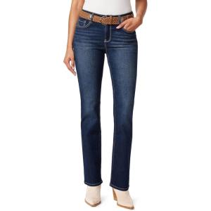 imageWallFlower Womens Legendary Slim Bootcut MidRise Belted Insta Stretch Juniors Jeans Standard and PlusVici