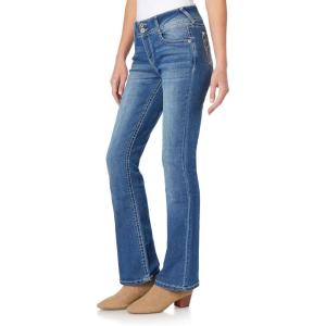 imageWallFlower Womens Luscious Curvy Bootcut MidRise Bling Insta Stretch Juniors Jeans Standard and PlusEllery
